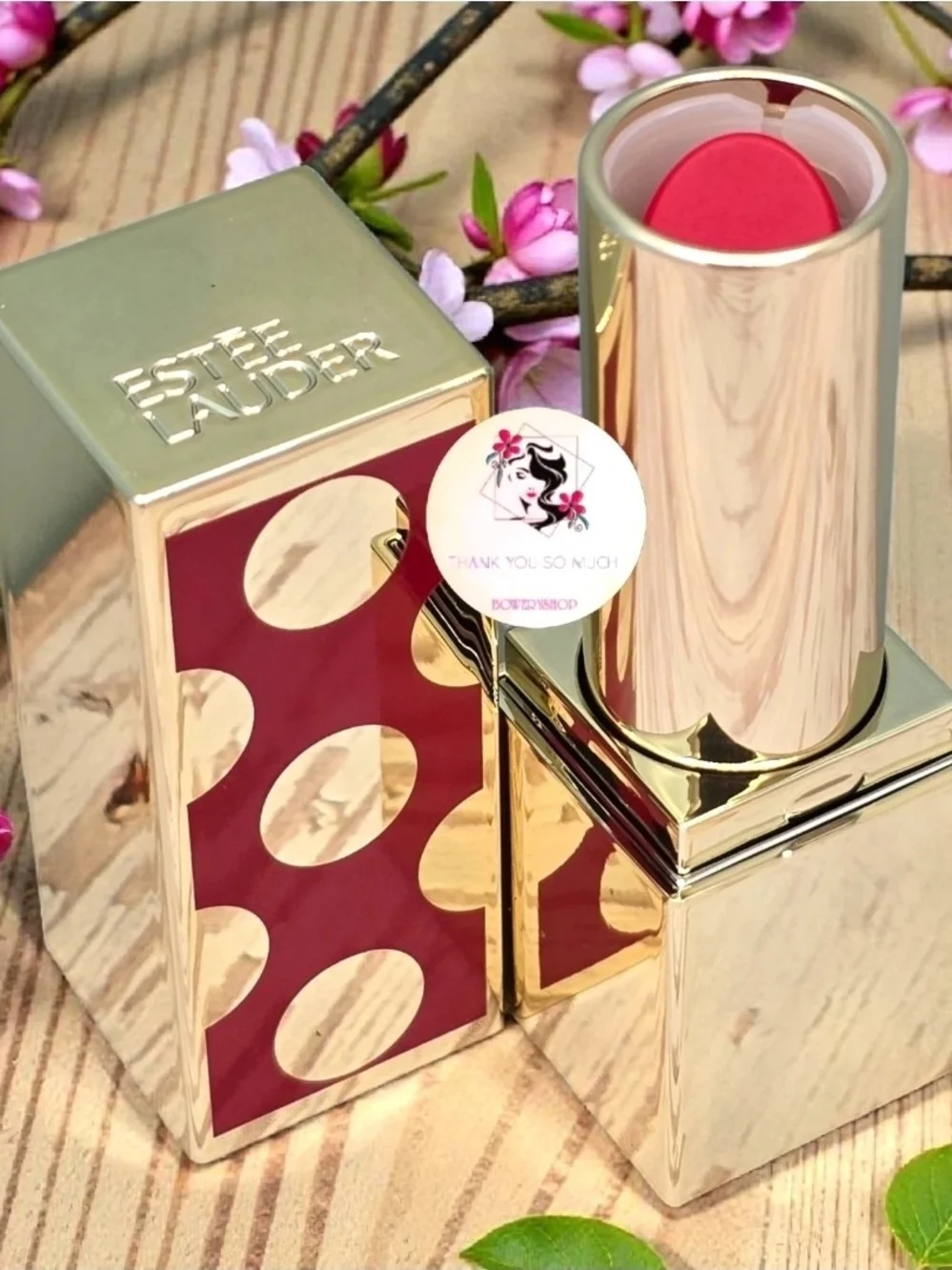 Set of 2 Estee Lauder Limited Edition Lipstick Red Ribbon 0.12oz/3.5 g Full Size